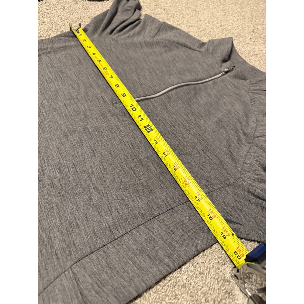 Lululemon Metal Vent Tech 1/2 Zip 2.0 Mens Medium Heathered Grey Pullover‎ - Picture 5 of 5